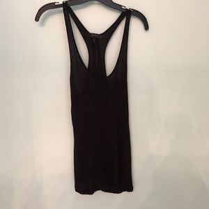 NWOT Jessica Simpson knit tank open lattice back M